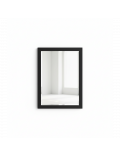 Настенное зеркало с фацетом в чёрной деревянной раме Пацифик 002 в интернет-магазине зеркальной мастерской ЗЕРКАЛА-М фото 1 