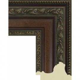 844.RS85.950 Пластиковый багет Коричневый 
