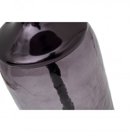 Круглый журнальный столик из стекла и металла Luster Black 69-22448 