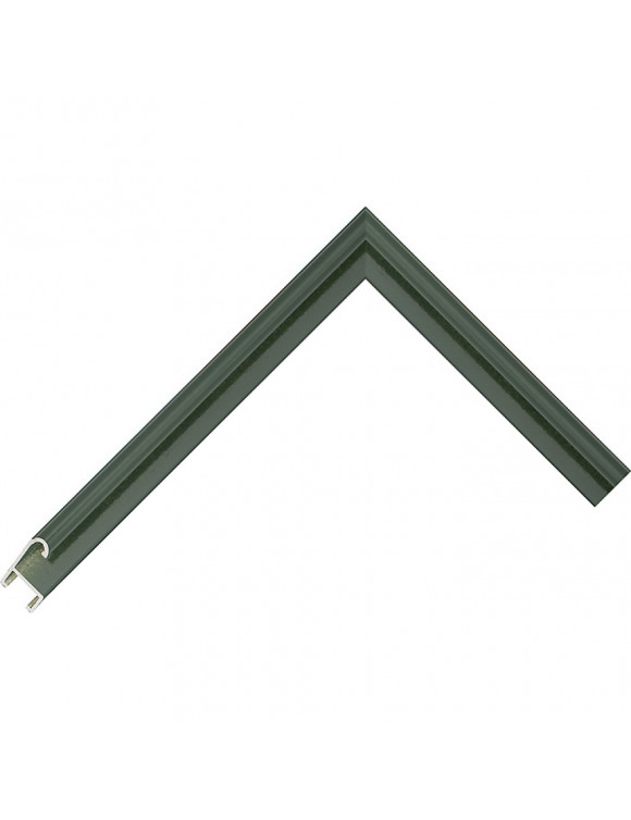 Алюминиевый багет темно-зеленый блестящий 85-115 в интернет-магазине зеркальной мастерской ЗЕРКАЛА-М фото