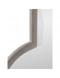 Зеркало в серебряной фигурной раме Clover Silver (Кловер) Svart 70*70 см в интернет-магазине зеркальной мастерской ЗЕРКАЛА-М фото 1 