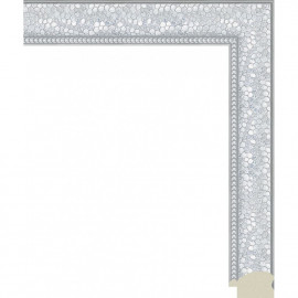 598.RS.244 Пластиковый багет Серебряный 