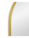 Овальное зеркало-капсула в золотой раме Kapsel M Gold (Капсел)  в интернет-магазине зеркальной мастерской ЗЕРКАЛА-М фото 1 